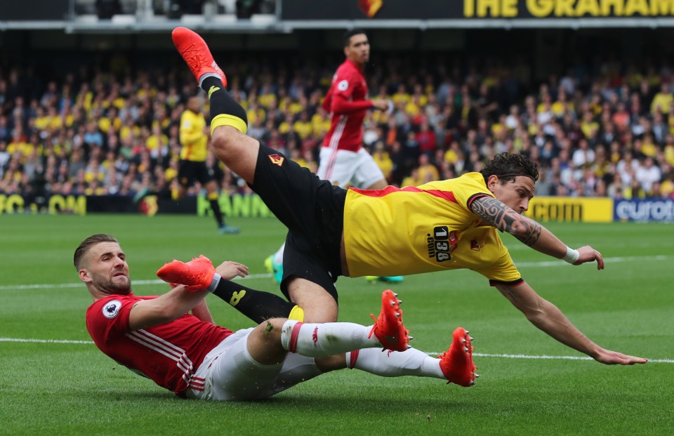  Shaw goes sliding in - as Utd slid out of the early running for the title with defeat