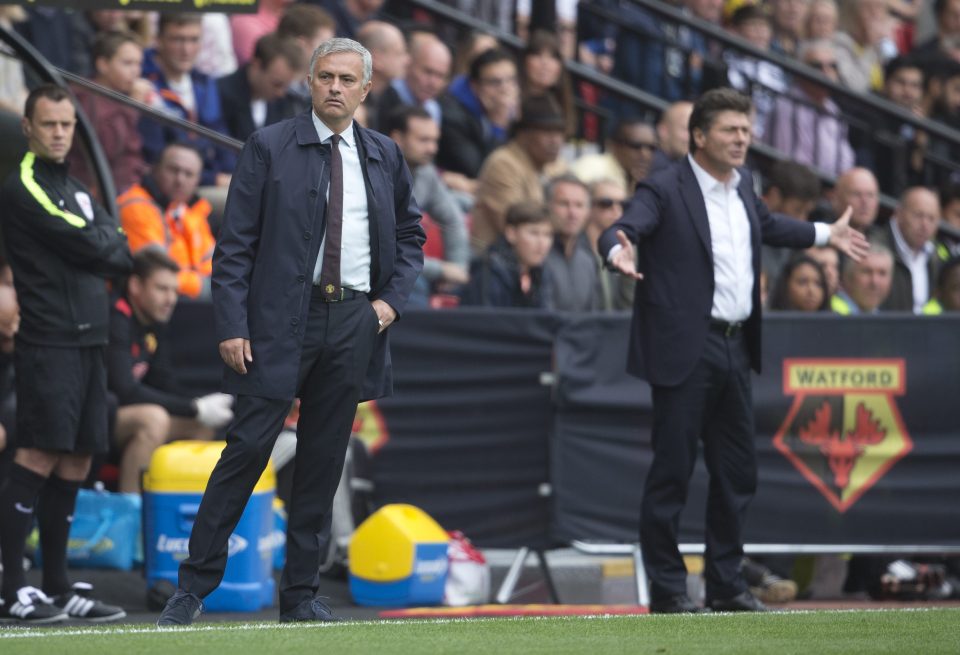  Mourinho and Watford boss Mazzarri, once he once labelled a 'donkey'