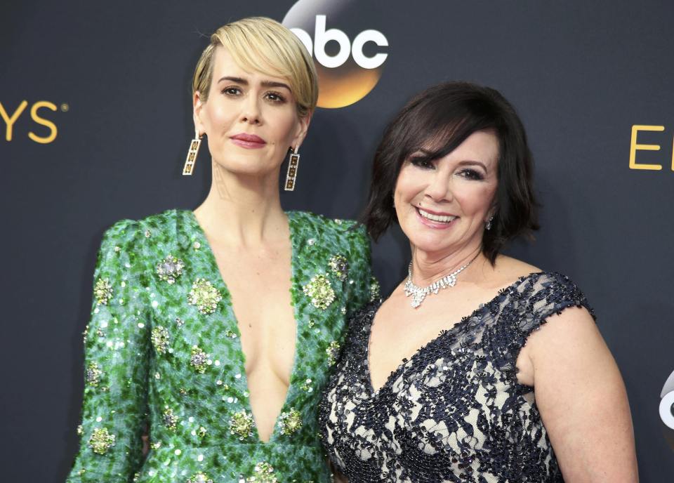  Sarah beamed as she brought along her counterpart, the real Marcia Clark