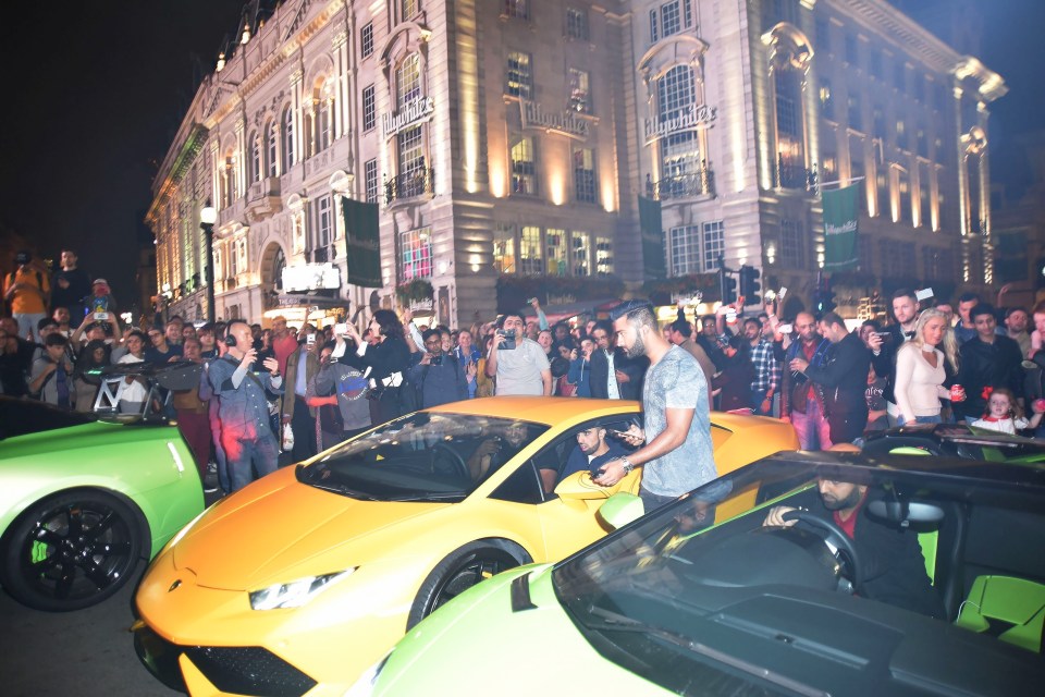  Loaded Middle Eastern men pay a small fortune to bring their motors here for Britain’s supercar season