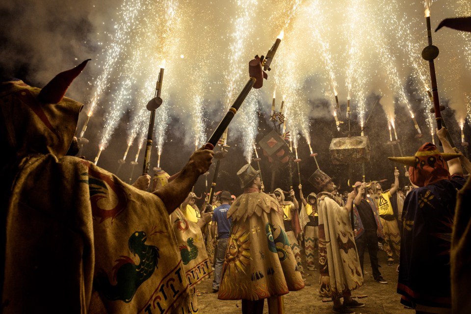  Revellers actually try to get as close as possible