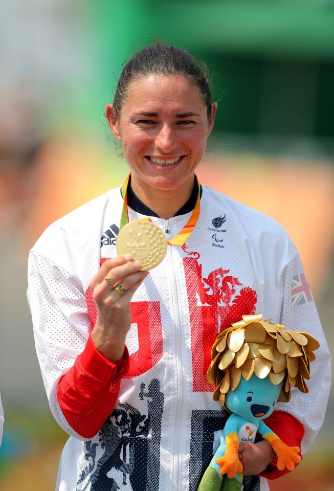  Dame Sarah Storey was one of the stars of the Rio Paralympics show