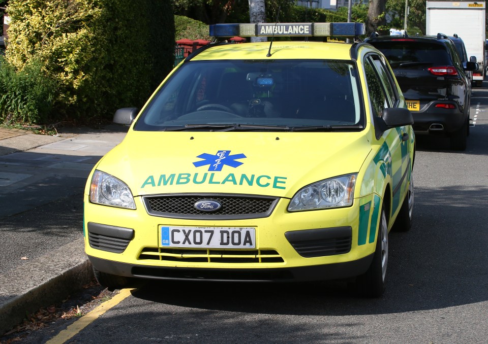  The ambulance's registration plate traces it to Bangor in North Wales