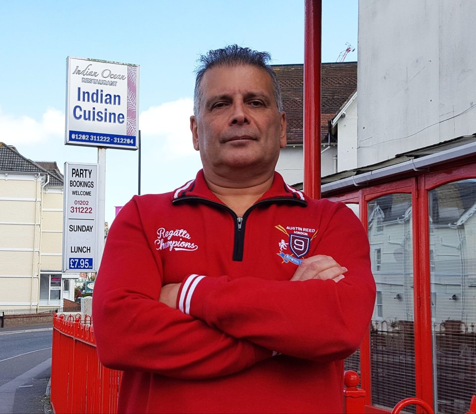  Meedi Vahdati, owner of Indian Ocean in Bournemouth, says he is very upset with Ukip and denies his chef ran away when the immigration officials arrived