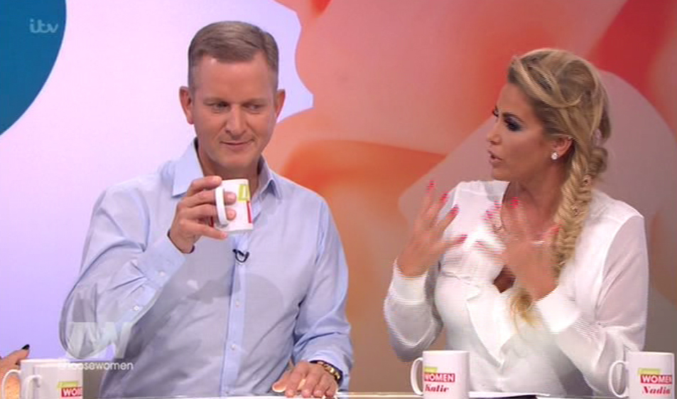  The pair enjoyed some flirty banter on today's show