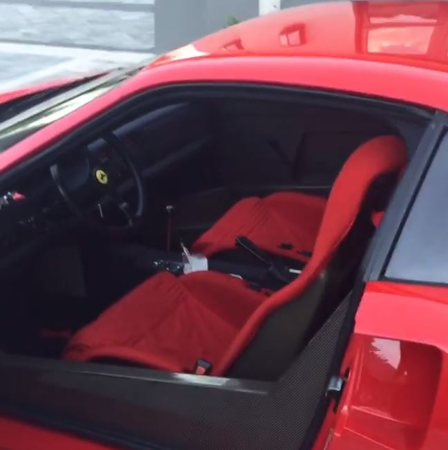  Poulter keeps another four bright red Ferrarris at his Florida mansion