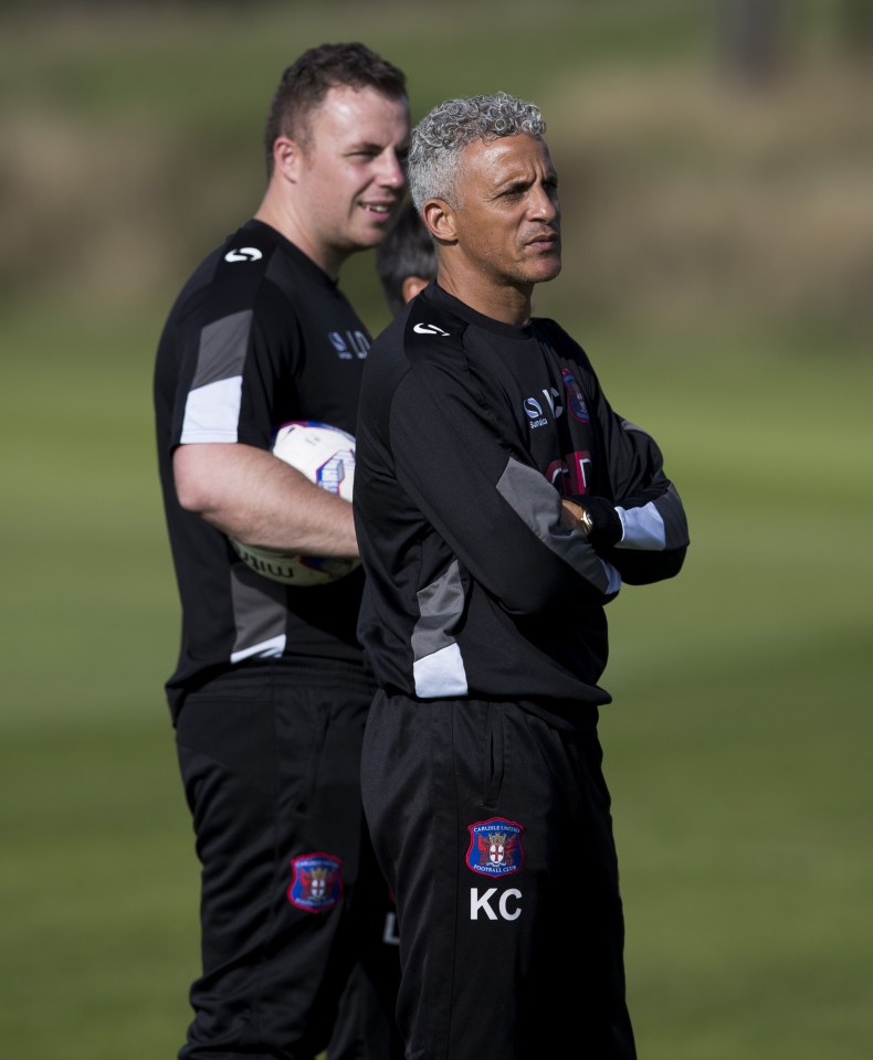  Keith Curle reckons he can take Carlisle up to League One