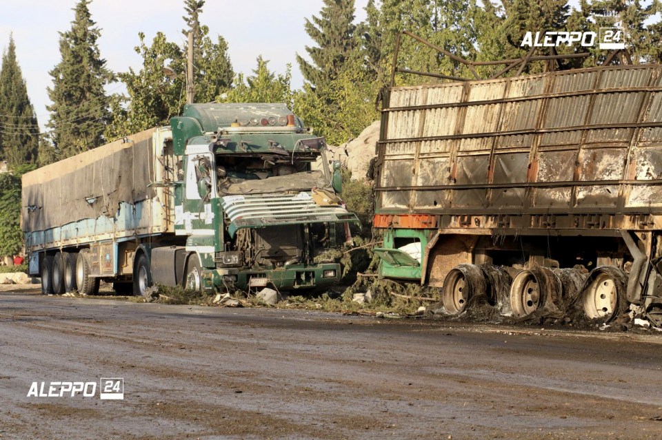  A UN satellite imagery analyst has said the attack on an Aleppo aid convoy on September 19 "was an air strike"