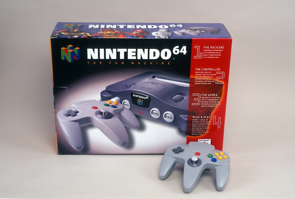  The Nintendo 64 complete with two remotes and one game is selling for up to £94 on eBay