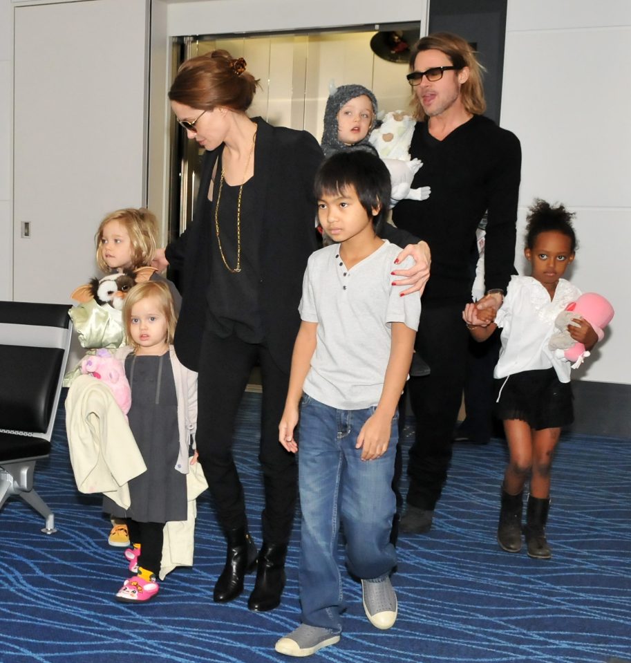  Angelina wants full custody of their six children