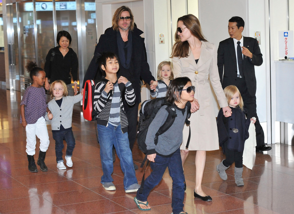  The pair have Maddox Jolie-Pitt, 14, Pax Jolie-Pitt, 11 Zahara Jolie-Pitt, 10, Shiloh Jolie-Pitt, 9, Knox Jolie-Pitt, 7, and Vivienne Jolie-Pitt, 7, together