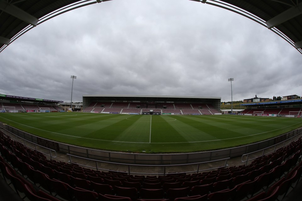  The 7,000 capacity Sixfields stadium where Northampton lost on Saturday for the first time in 31 games