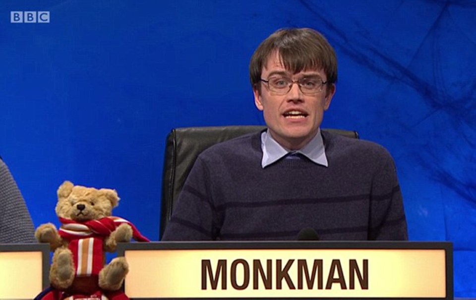 Monkman's jerky movements and shouted answers won the heart of the Internet