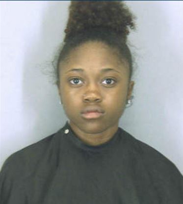  Clarissa McGhee was arrested on Saturday after investigators found a cell phone at the scene