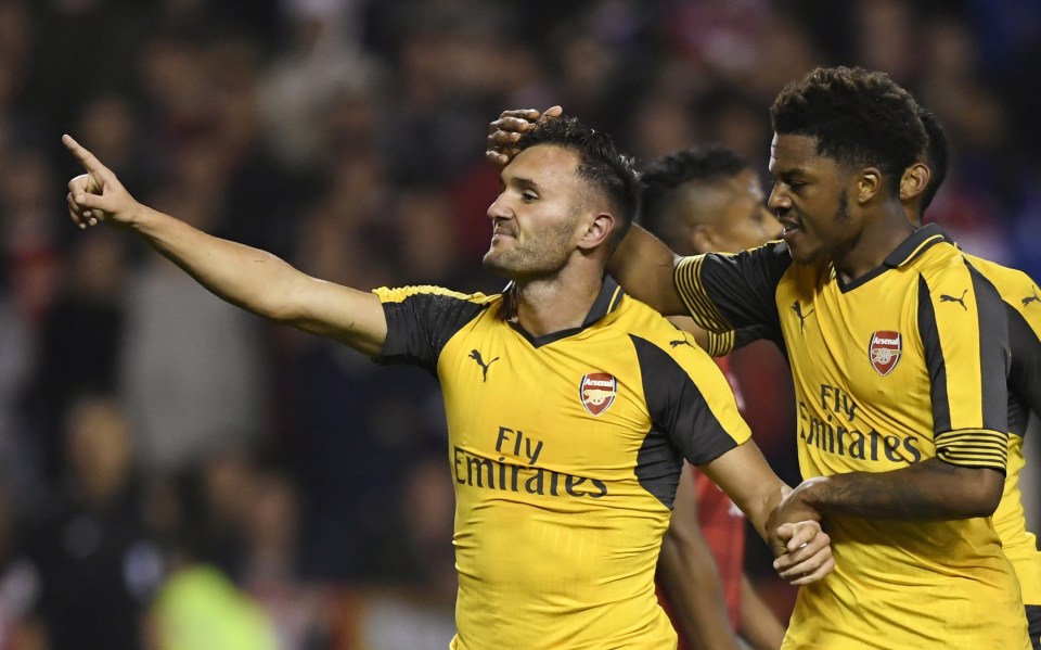  Lucas Perez suffered an ankle injury in EFL Cup win over Reading