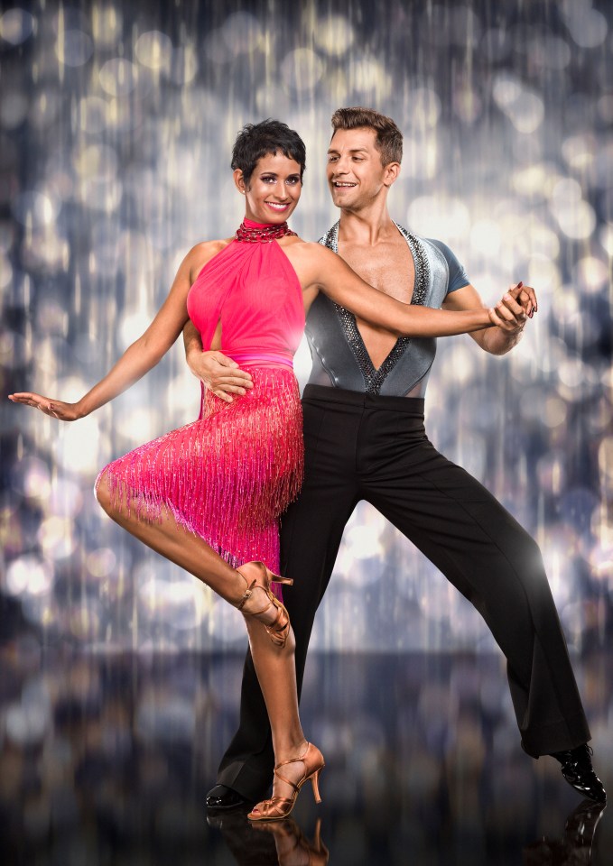  Naga Munchetty has been teamed up with previous winner Pasha