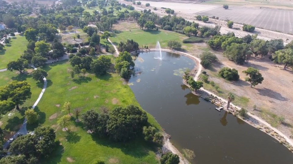  Golf course ... Huge pond has allegedly been used to punish people by making them jump in