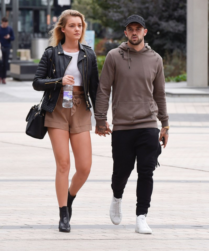  Danny Ings walks through Manchester hand-in-hand with a mystery blonde