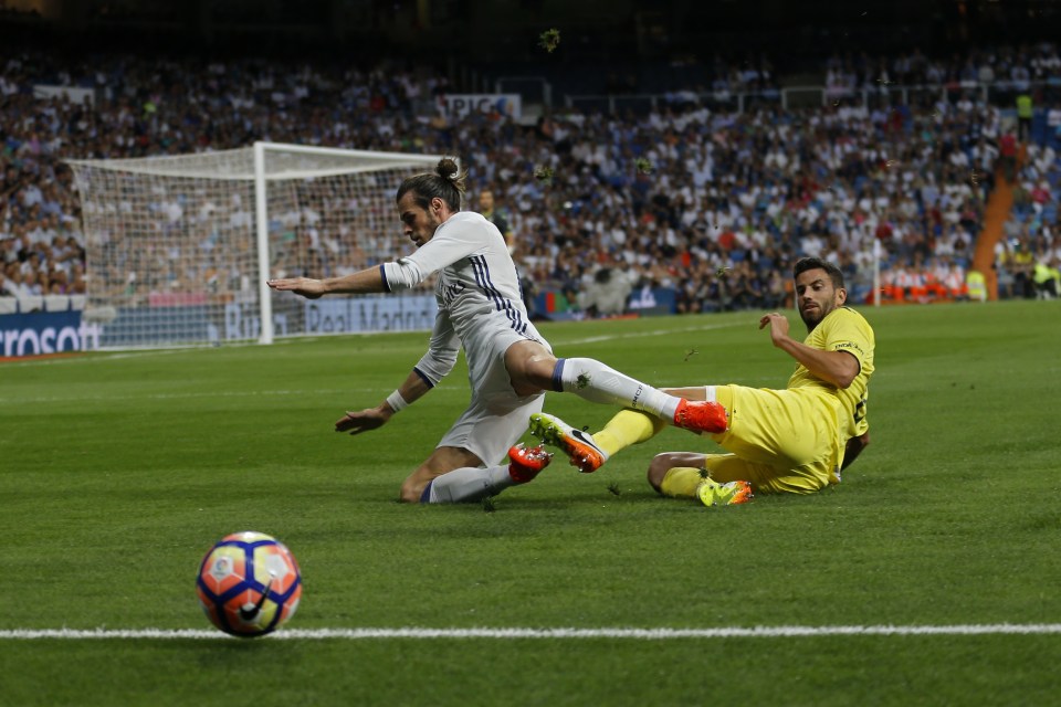  Gareth Bale returned for Real Madrid but was ineffective before being subbed in second half