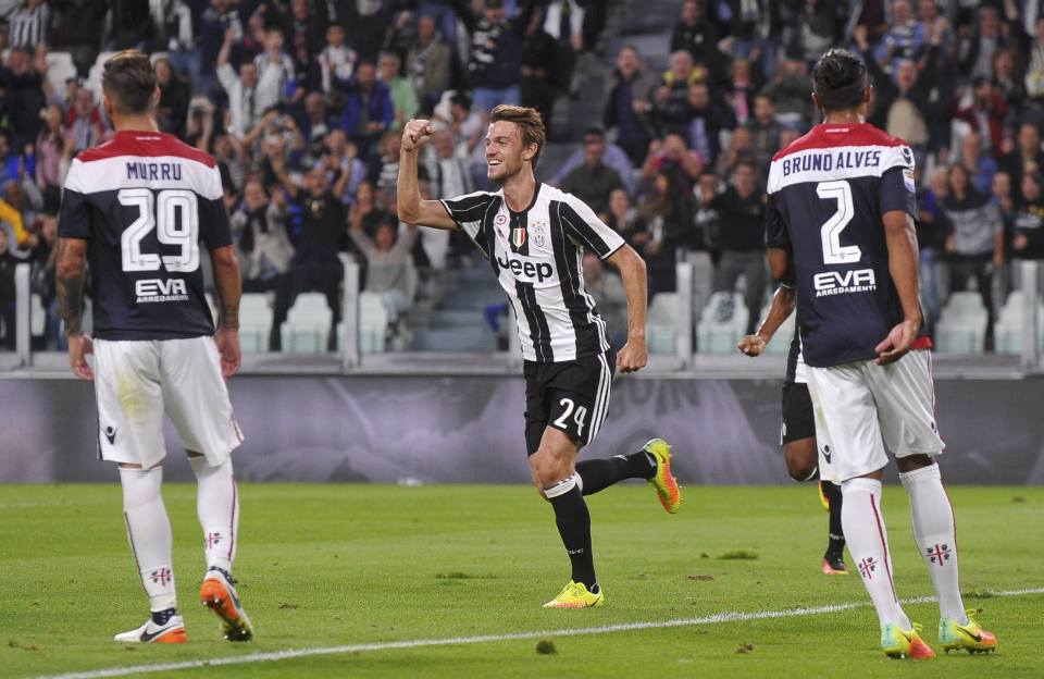  Daniele Rugani gave the Italian champions the lead