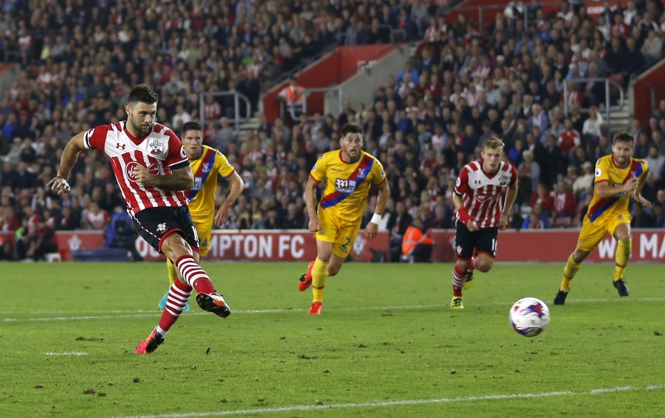  The striker netted from the spot to put his side ahead