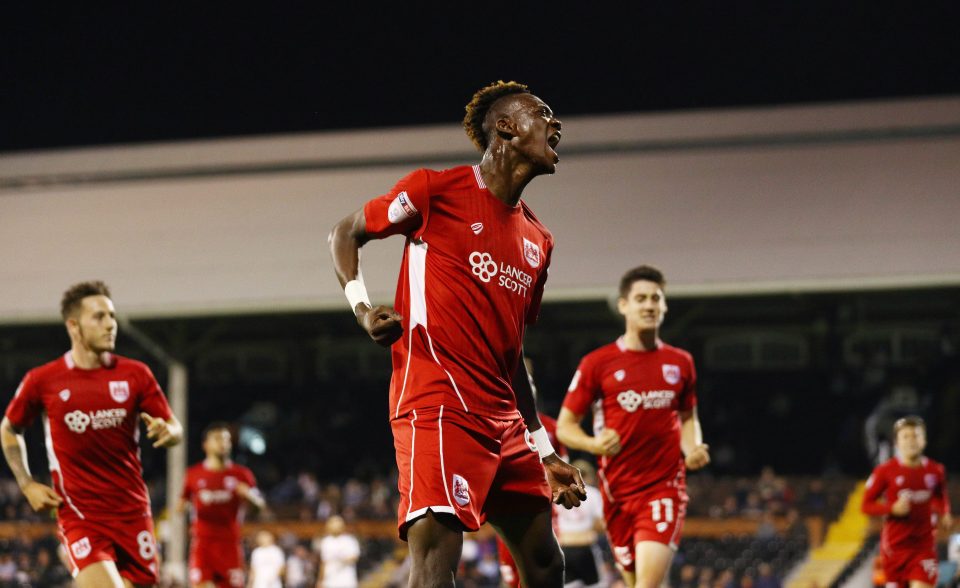  Bristol City boss Lee Johnson says Abraham could easily play in the Chelsea first-team now