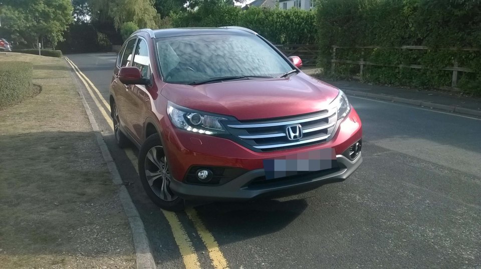  Robert and Trisha Caines' red Honda CRB broke down after filling up with petrol at Morrisons