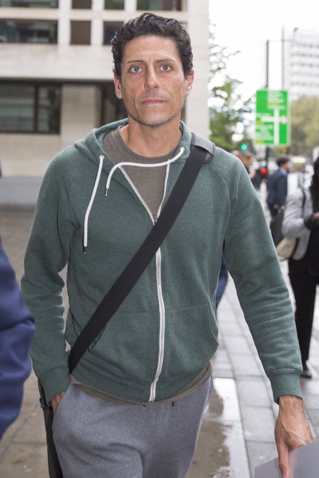  CJ de Mooi leaving Westminster Magistrates Court. He is wanted in Holland for questioning over accusations of manslaughter, murder, assault and assault by battery