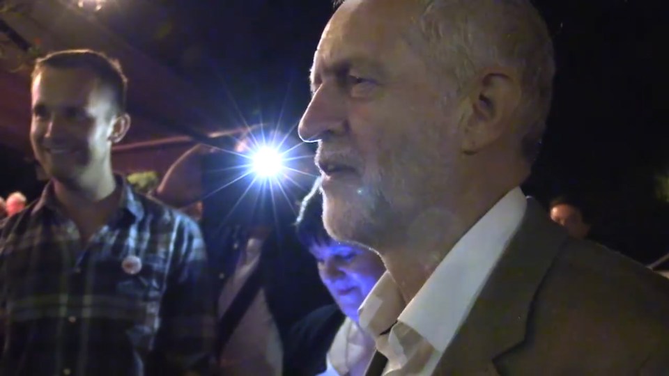  Jeremy Corbyn proved he is much better at politics than he is at singing when he joined in with the choir