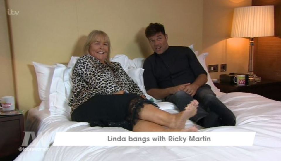 Ricky Martin was left stunned on Thursday's Loose Women