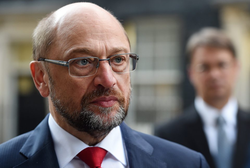  German EU chief Martin Schulz directly blamed Brexit for Jo Cox's murder