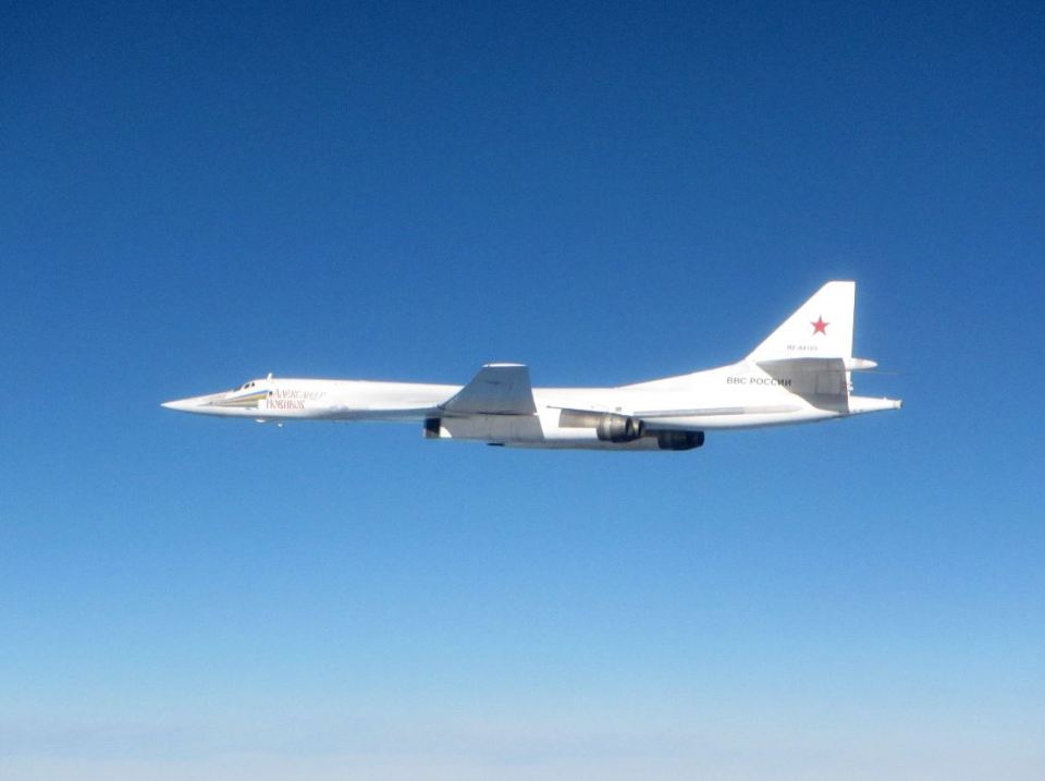  Jets were scrambled when Russian bombers (example pictured) flew near Scotland's coast