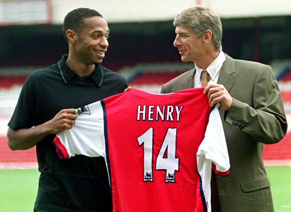  Thierry Henry is regarded as Arsenal's greatest-ever player