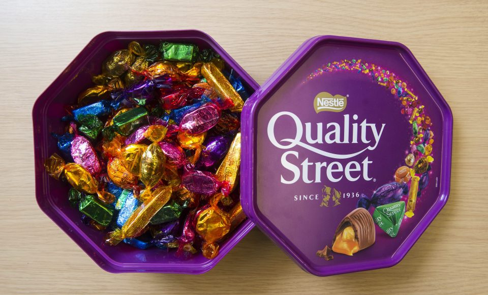  It comes after customer feedback carried out by Nestle found there were too many toffees within the selection box