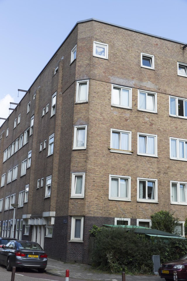  Vacant... the flats where Norbert Dichtl was living at the time of his death