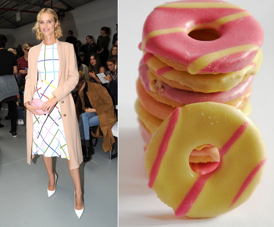  Eva Herzigova's a party ring girl