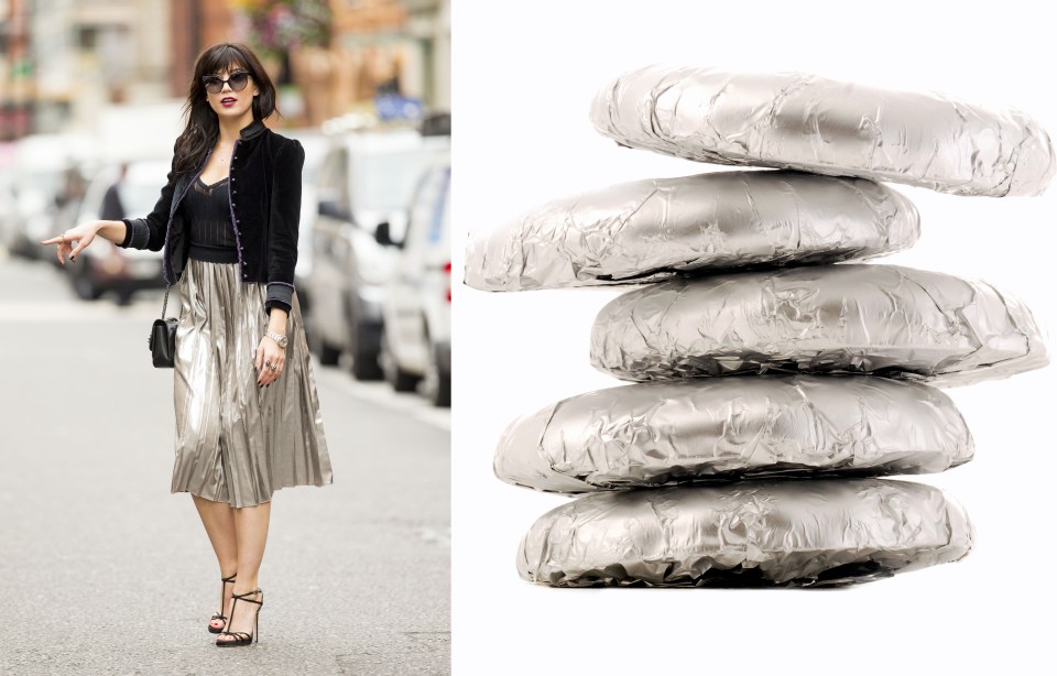  Foil-wrapped biccies and Daisy Lowe's London Fashion Week outfit