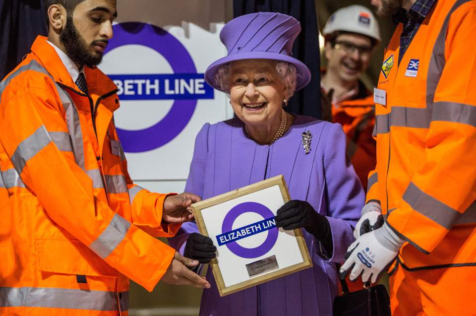  The new Elizabeth line on Crossrail 1 is named after The Queen