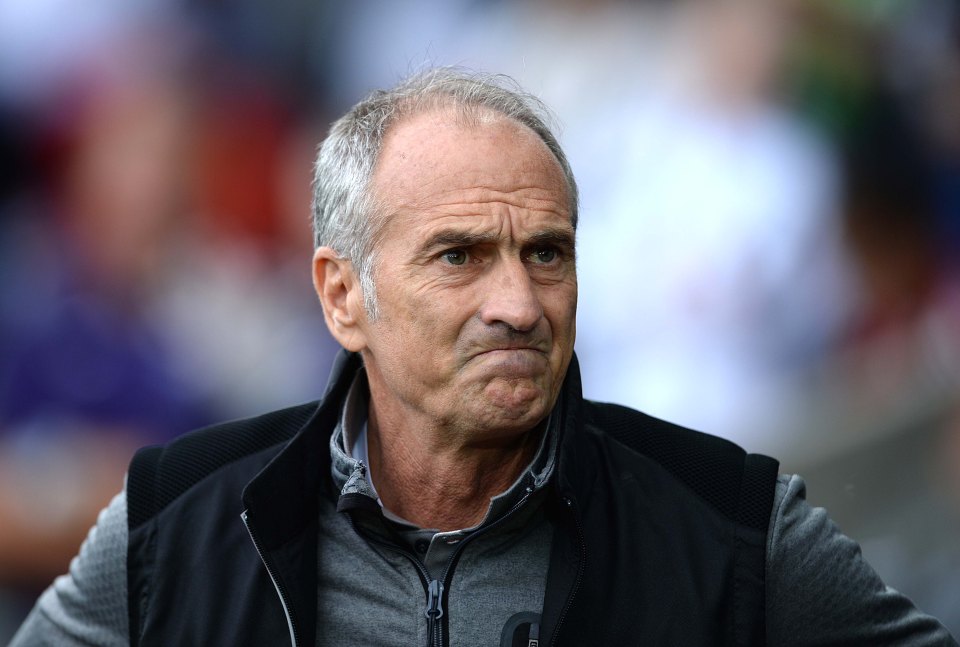  Francesco Guidolin's time at Swansea looks to be up