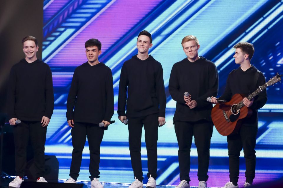  After being kicked off the show for being "boring" Yes Lad are back on X Factor as wildcards