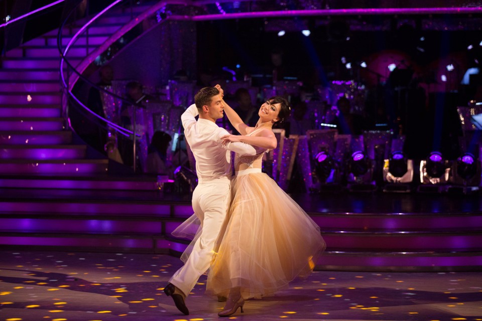  In sync ... Daisy has refuted accusations of a romance with partner Aljaz Skorjanec, despite their obvious chemistry