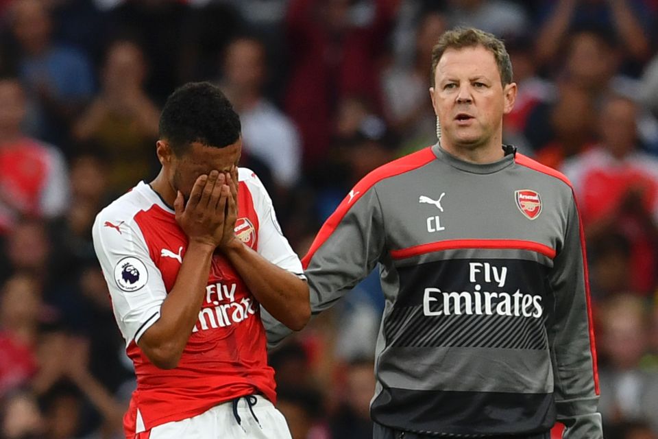  Francis Coquelin could be out for the rest of 2016