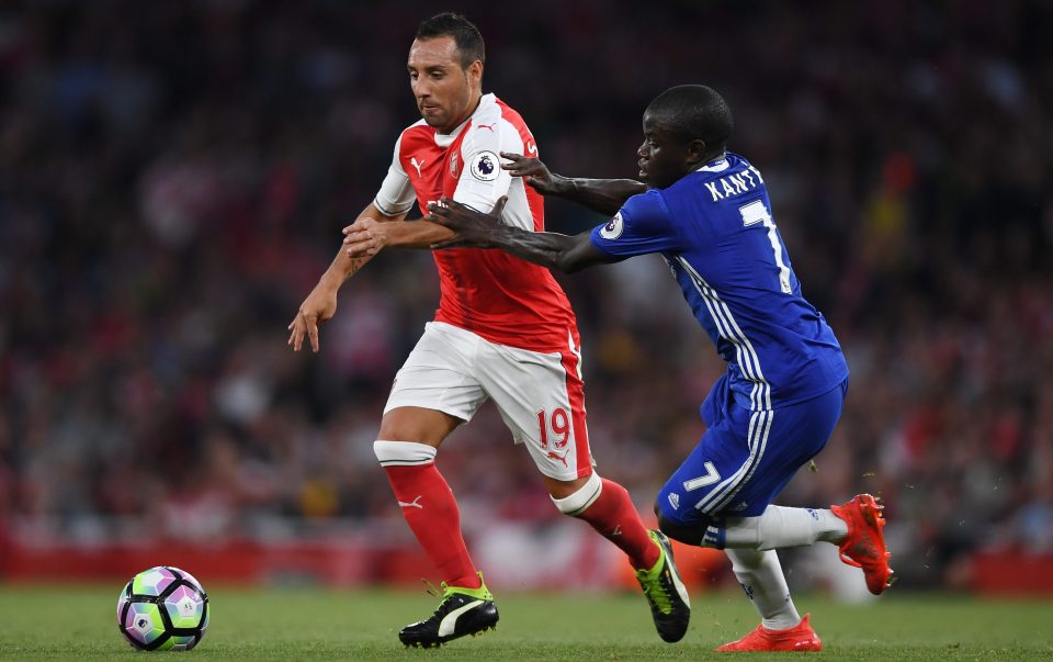  Santi Cazorla enjoyed Saturday's 3-0 win over Chelsea with a masterful performance