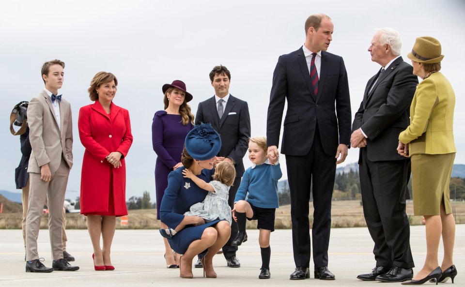  The family have been spending the week in Canada as part of royal visit