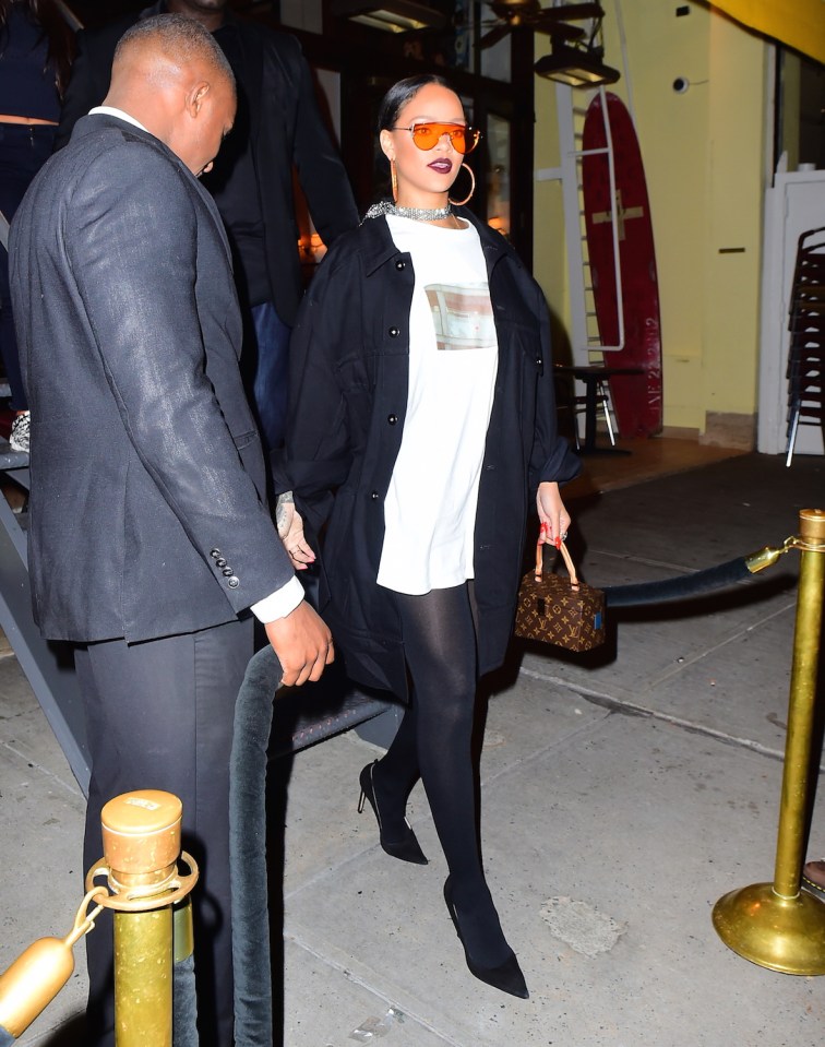  Cara and Rihanna wore the same top as they arrived at a Global Citizen Festival after-party Saturday