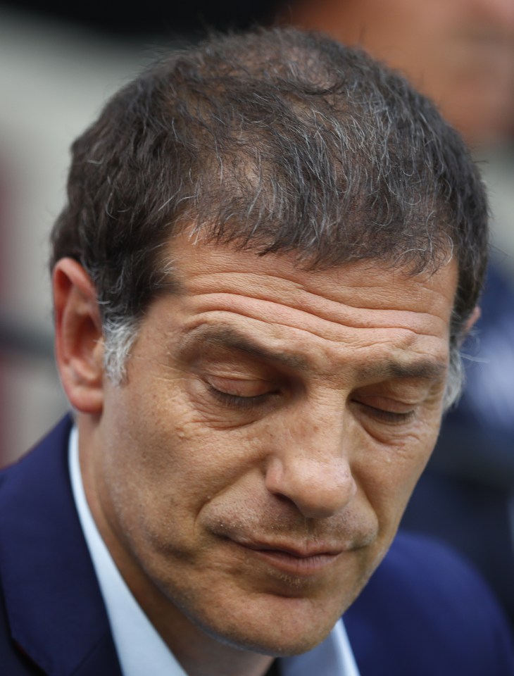  The defeat piles more pressure on West Ham manager Slaven Bilic