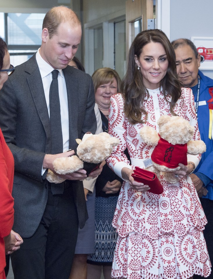  A staff member introduced them to a five-year-old girl, who gave them teddy bears