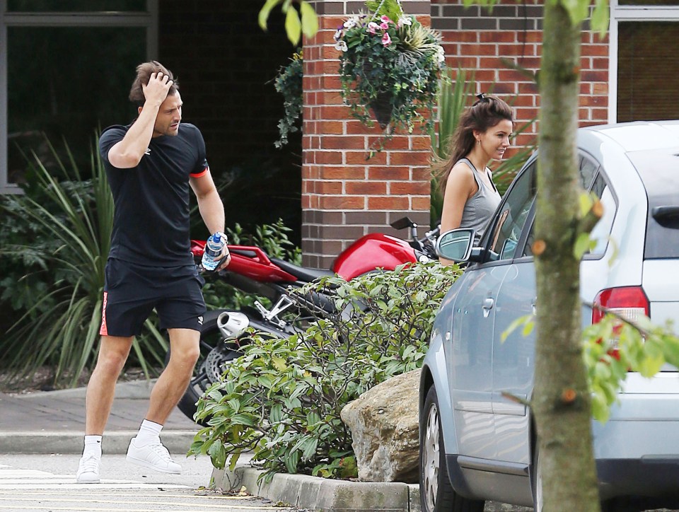  The pair were heading out for a couples workout