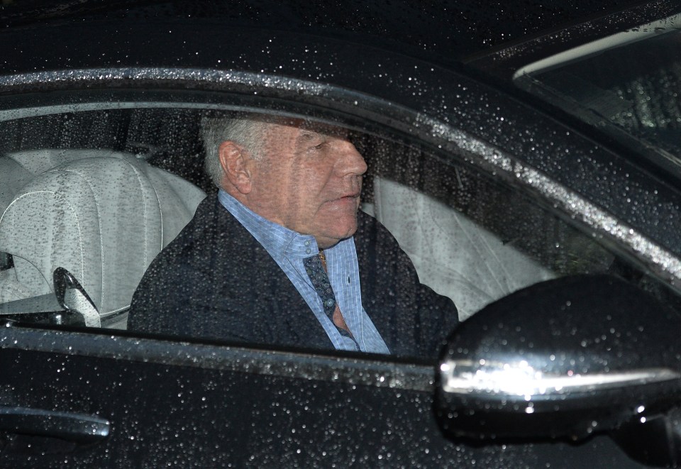  Sam Allardyce leaving his home at 7am this morning