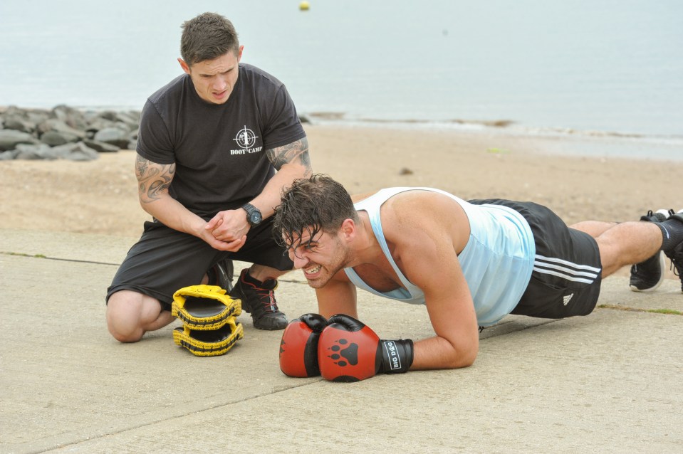  He wanted to get in shape before they went to Marbella to film the new series